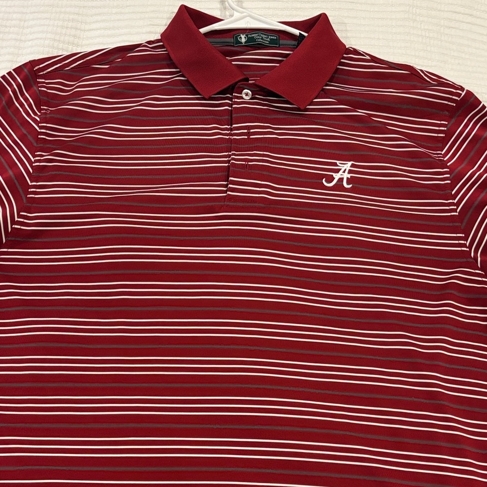 Men's Alabama Striped Polo Shirt(never worn)